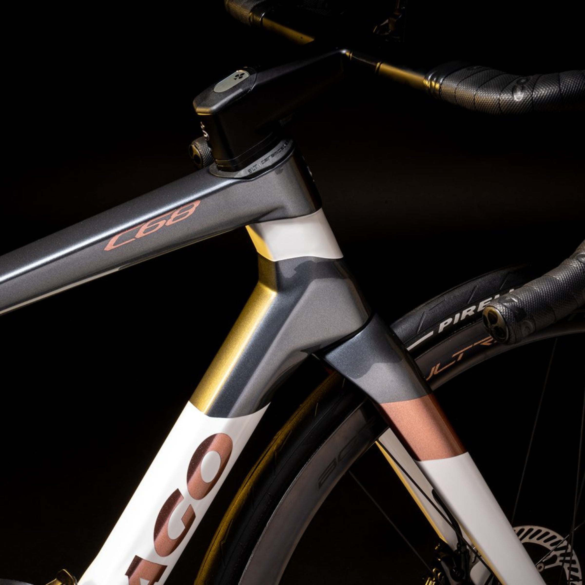 Colnago C68 Road 2024 Disc (Farbe HRGG) – Komplettaufbau