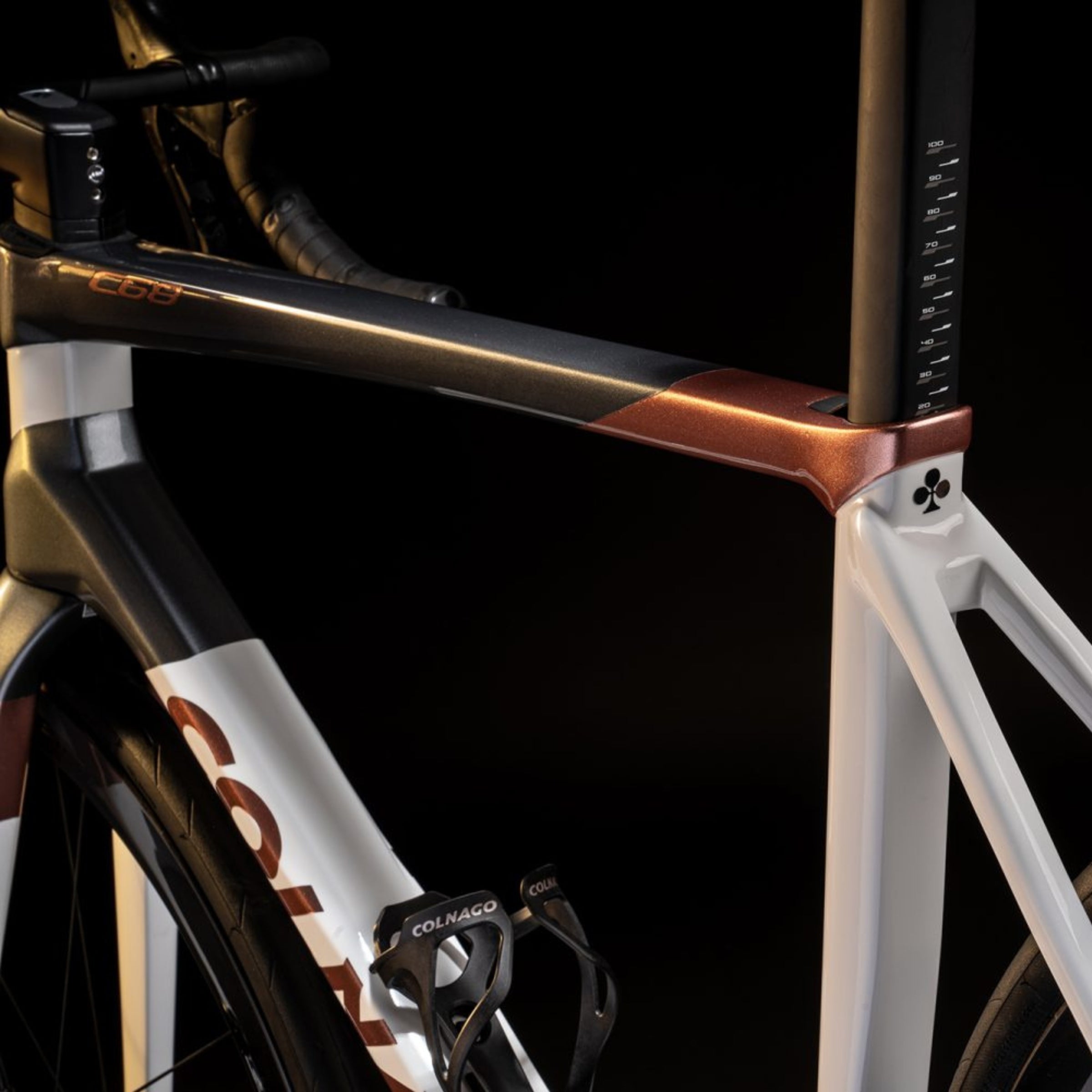 Colnago C68 Road 2024 Disc (Farbe HRGG) – Komplettaufbau