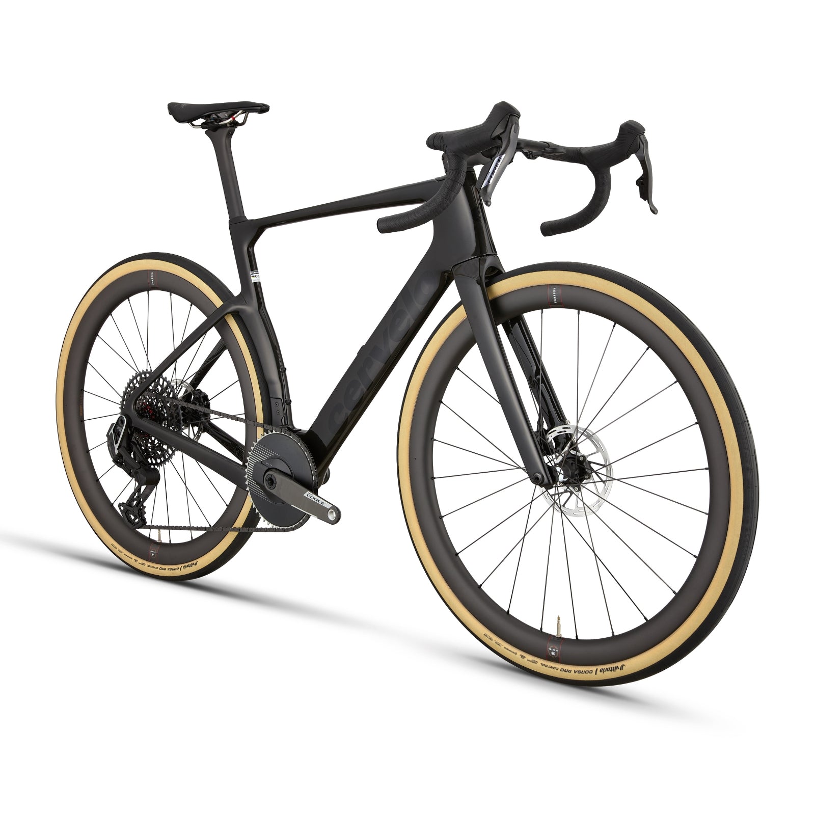 Cervélo Aspero-5 Force AXS 1 (Farbe Five Black) Gravelbike – Komplettaufbau