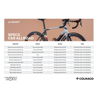 Colnago C68 Allroad 2024 (Kleur HADK) - Complete bouw