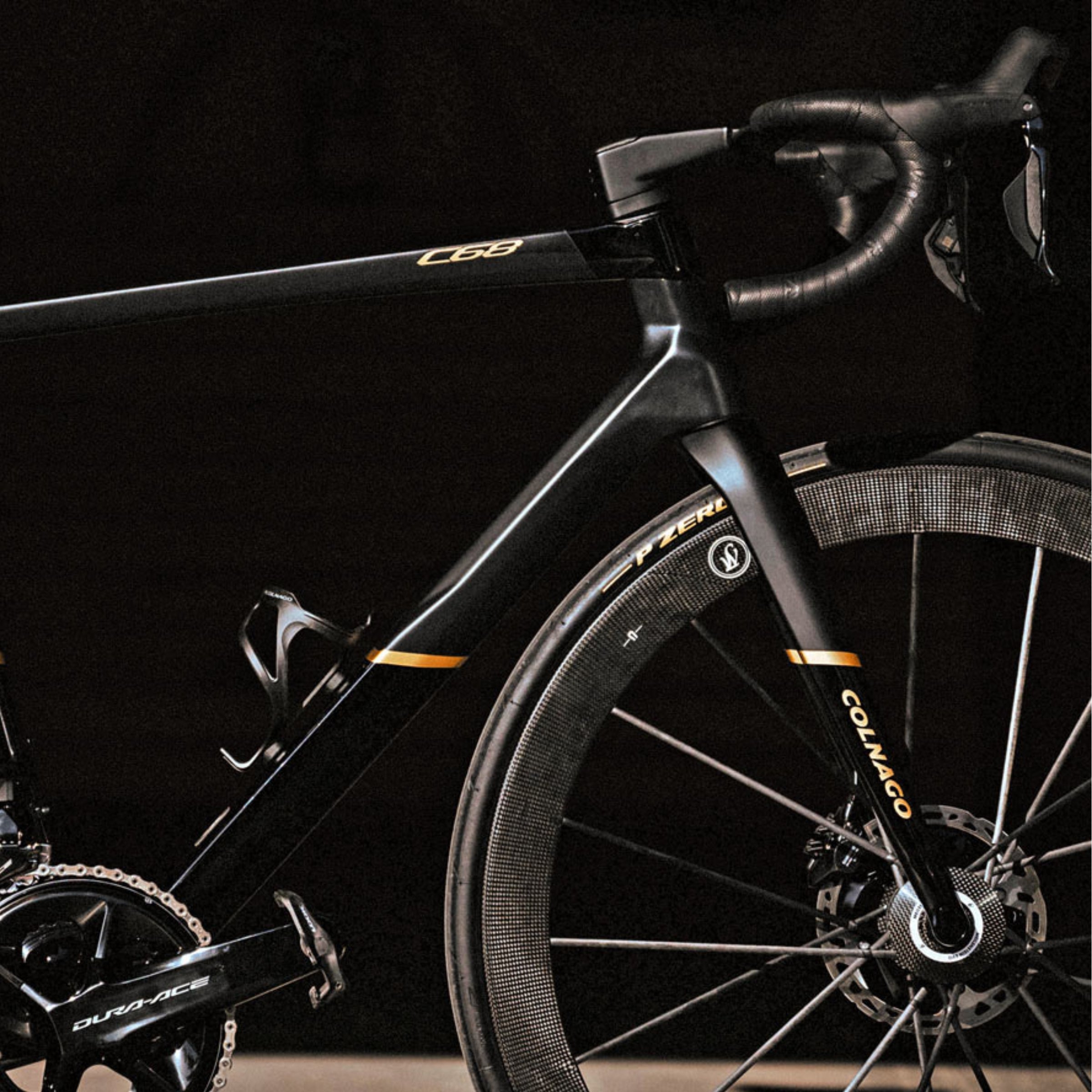 Colnago C68 Titanium Disc Road 2024 (Farbe HTBK) – Komplettaufbau
