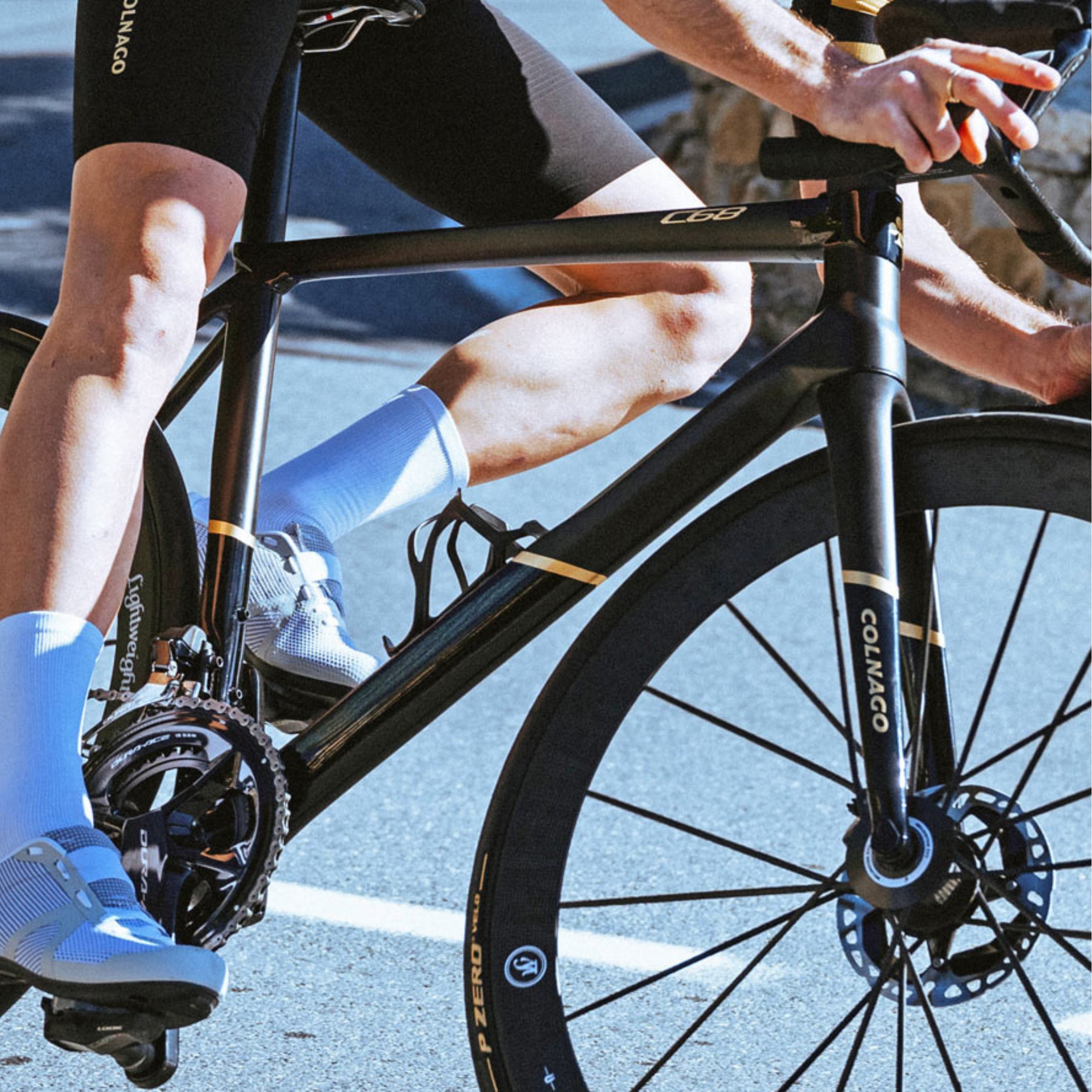 Colnago C68 Titanium Disc Road 2024 (Farbe HTBK) – Komplettaufbau