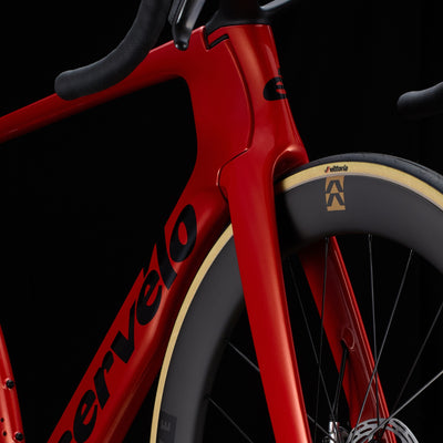 Cervélo S5 Force AXS (Kleur: Carnelian / rood) racefiets - Complete bouw