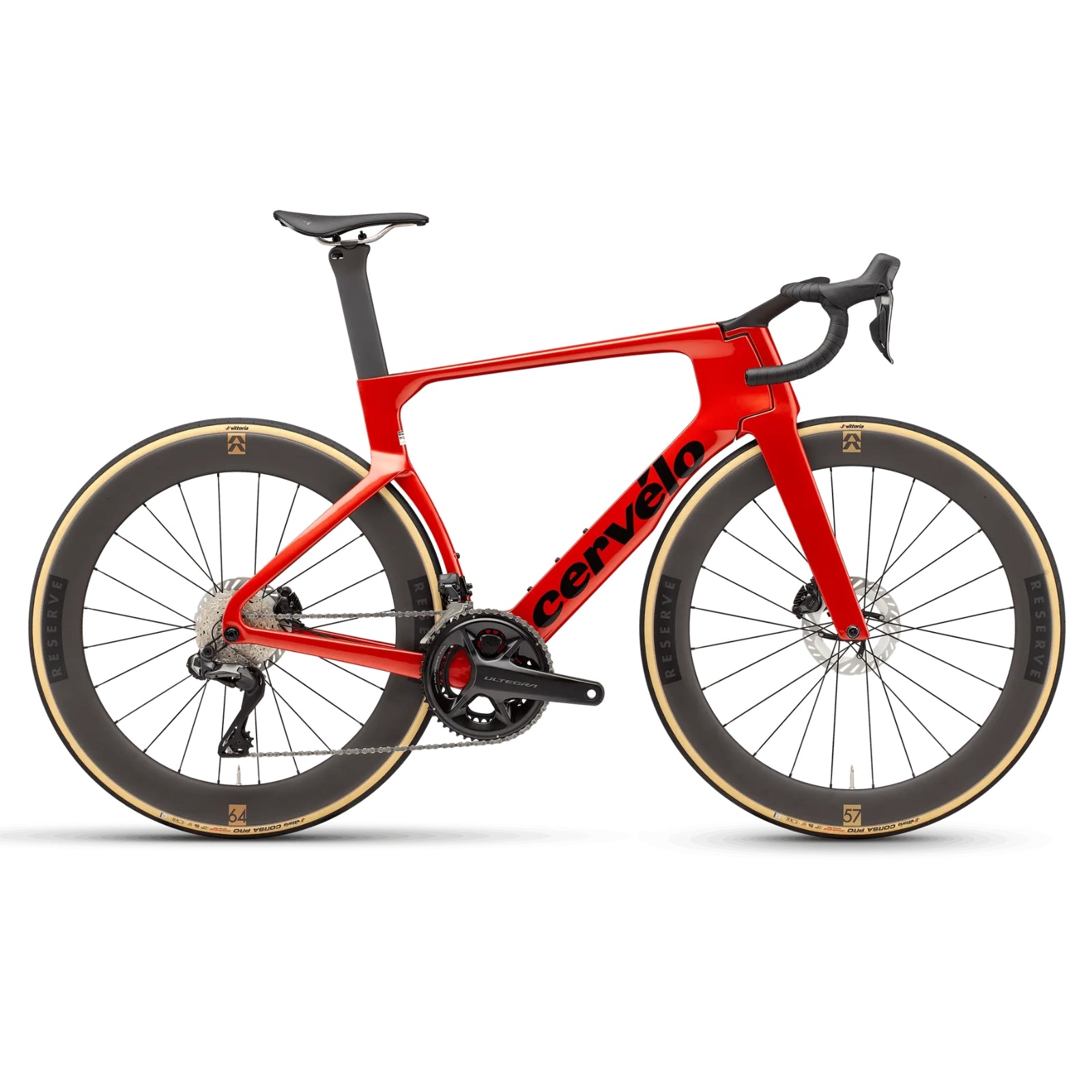 Cervélo S5 Ultegra Di2 (Kleur: Carnelian / rood) racefiets - Complete bouw
