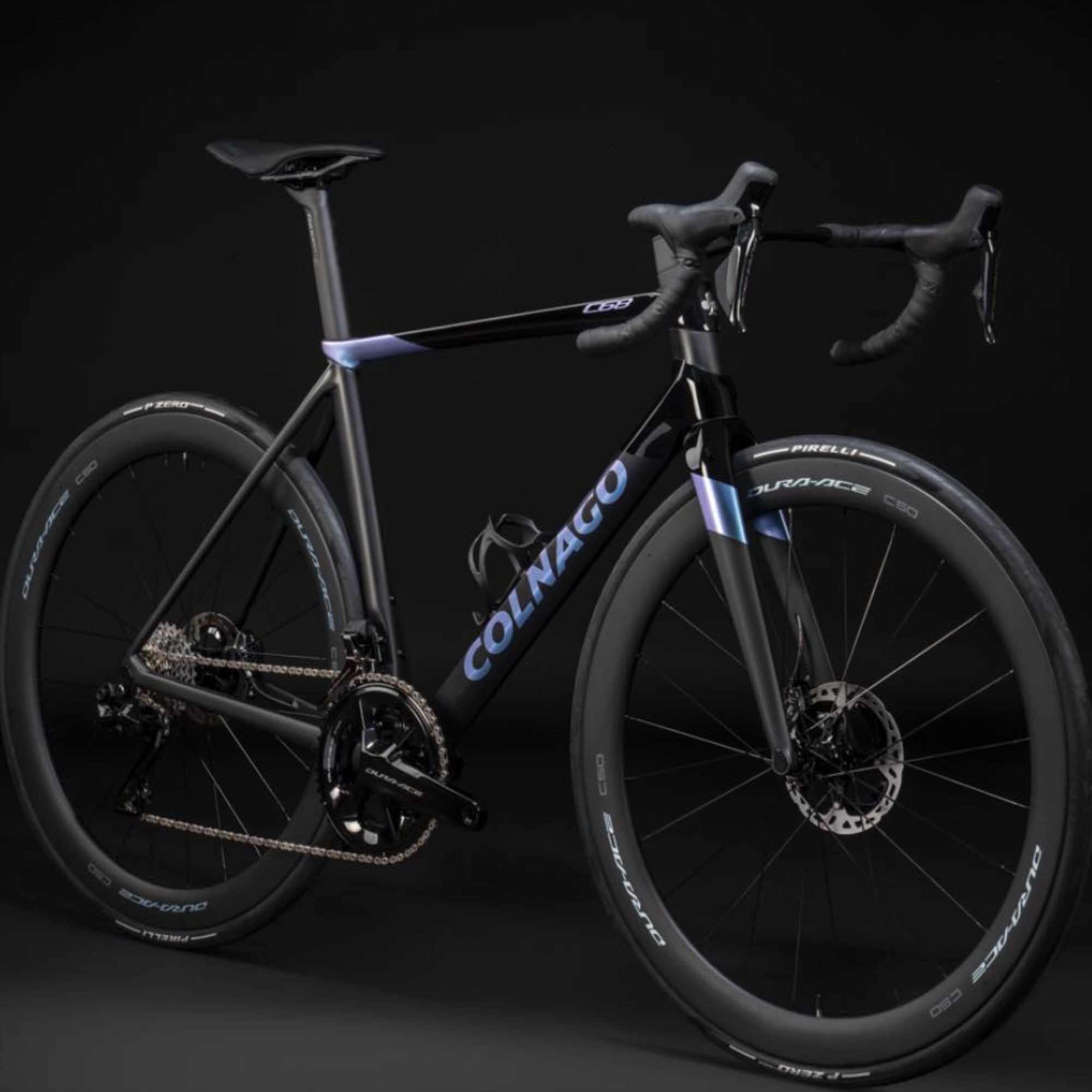 Colnago C68 Road 2024 Disc (Farbe Aurora HRAU) – Komplettaufbau