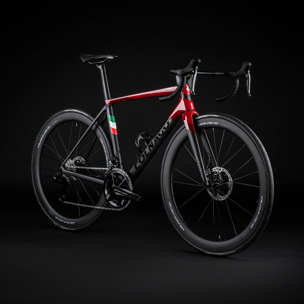 Colnago C68 Road 2024 Disc (Farbe HRRD) – Komplettaufbau