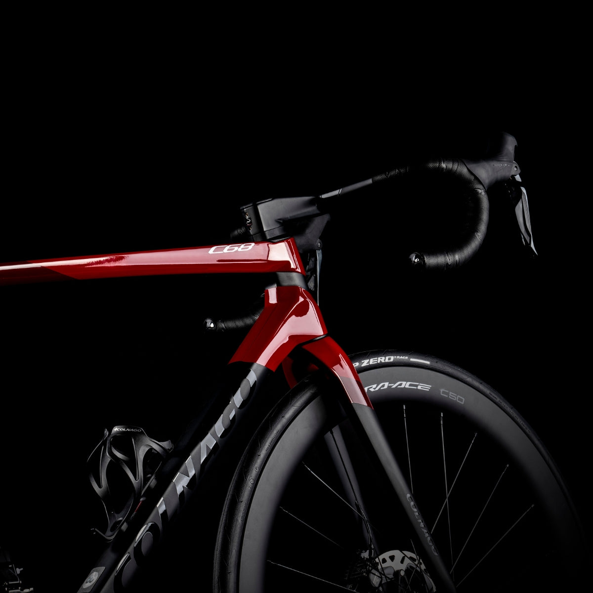 Colnago C68 Road 2024 Disc (Farbe HRRD) – Komplettaufbau