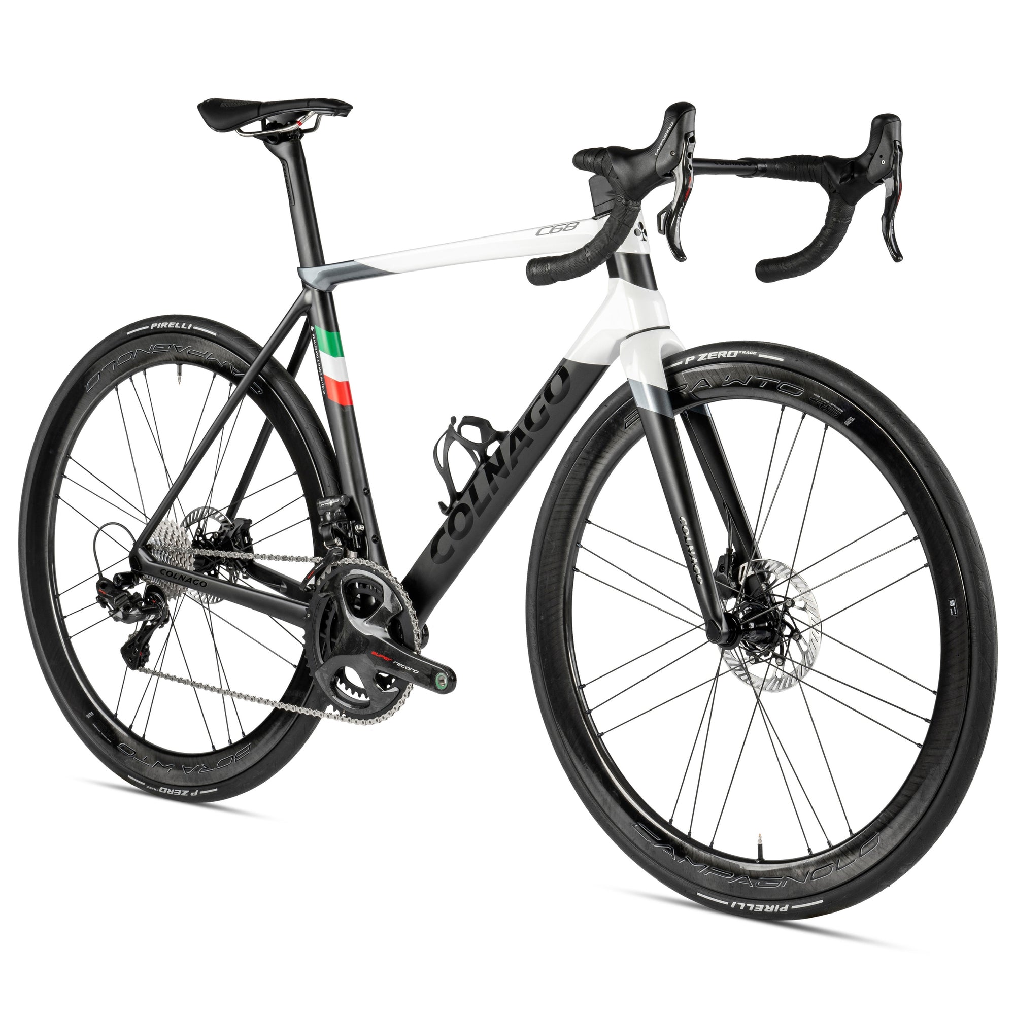 Colnago C68 Road 2024 Disc (Farbe HRWH) – Komplettaufbau