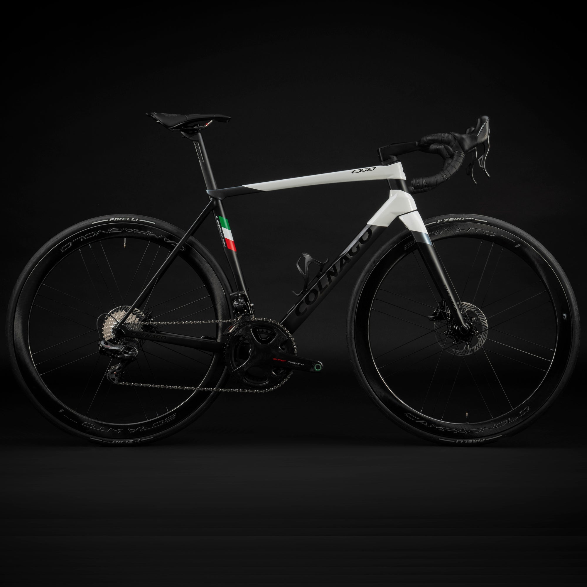 Colnago C68 Road 2024 Disc (Farbe HRWH) – Komplettaufbau