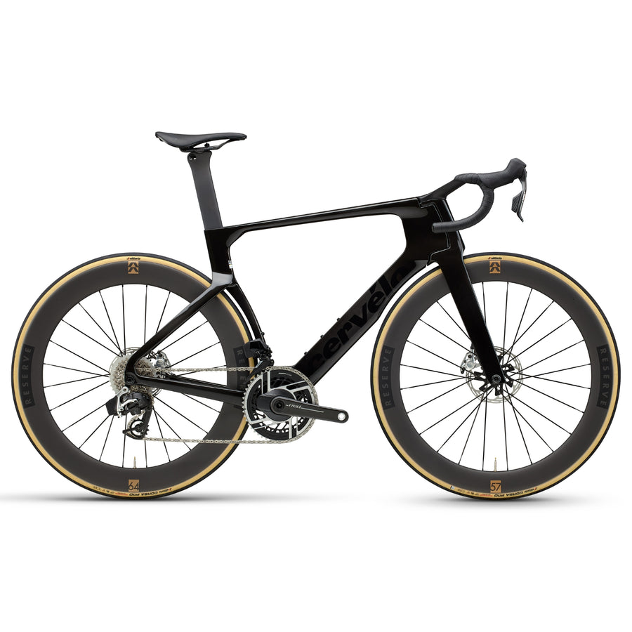 Cervélo S5 Red AXS (Farbe: Five Black) Rennrad - Komplettaufbau