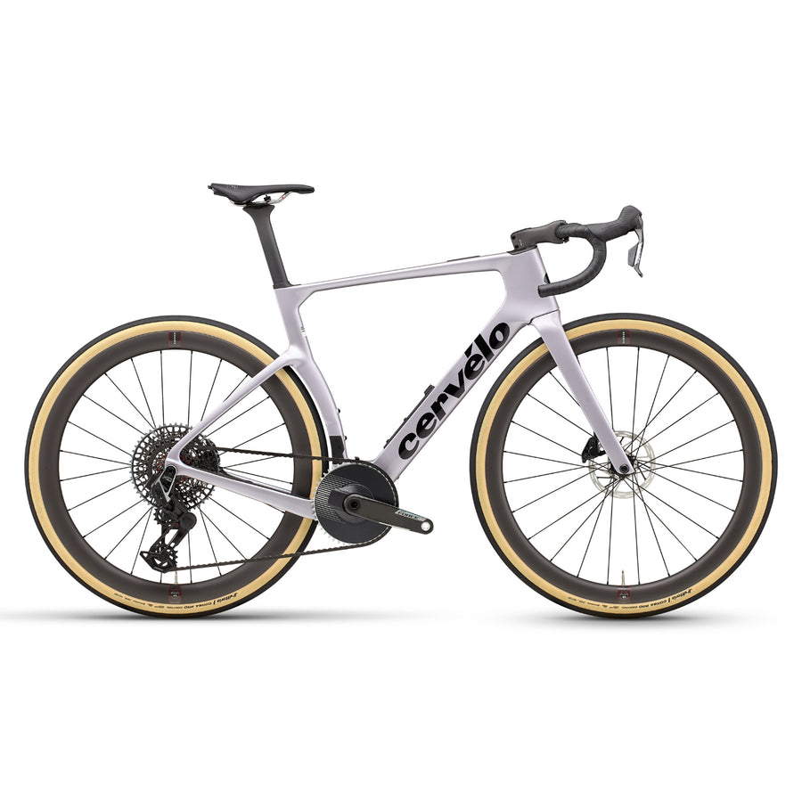 Cervélo Aspero-5 Force AXS 1 (Farbe Royal Mercury / Grau) Gravelbike – Komplettaufbau 