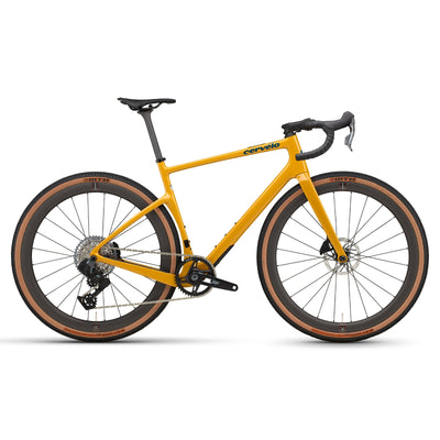 Cervélo Aspero Rival XPLR AXS 1 (Kleur Marigold/Geel) Gravel Bike - Complete bouw