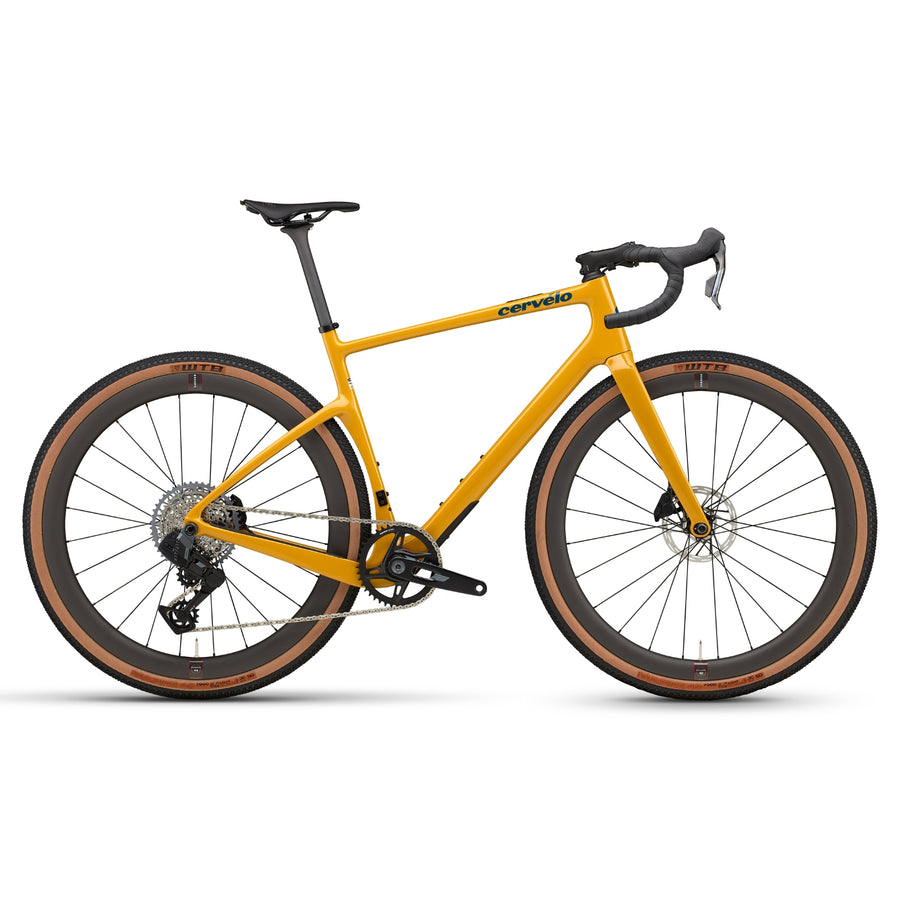 Cervélo Aspero Rival XPLR AXS 1 (Farbe: Marigold/Gelb) Gravelbike – Komplettaufbau