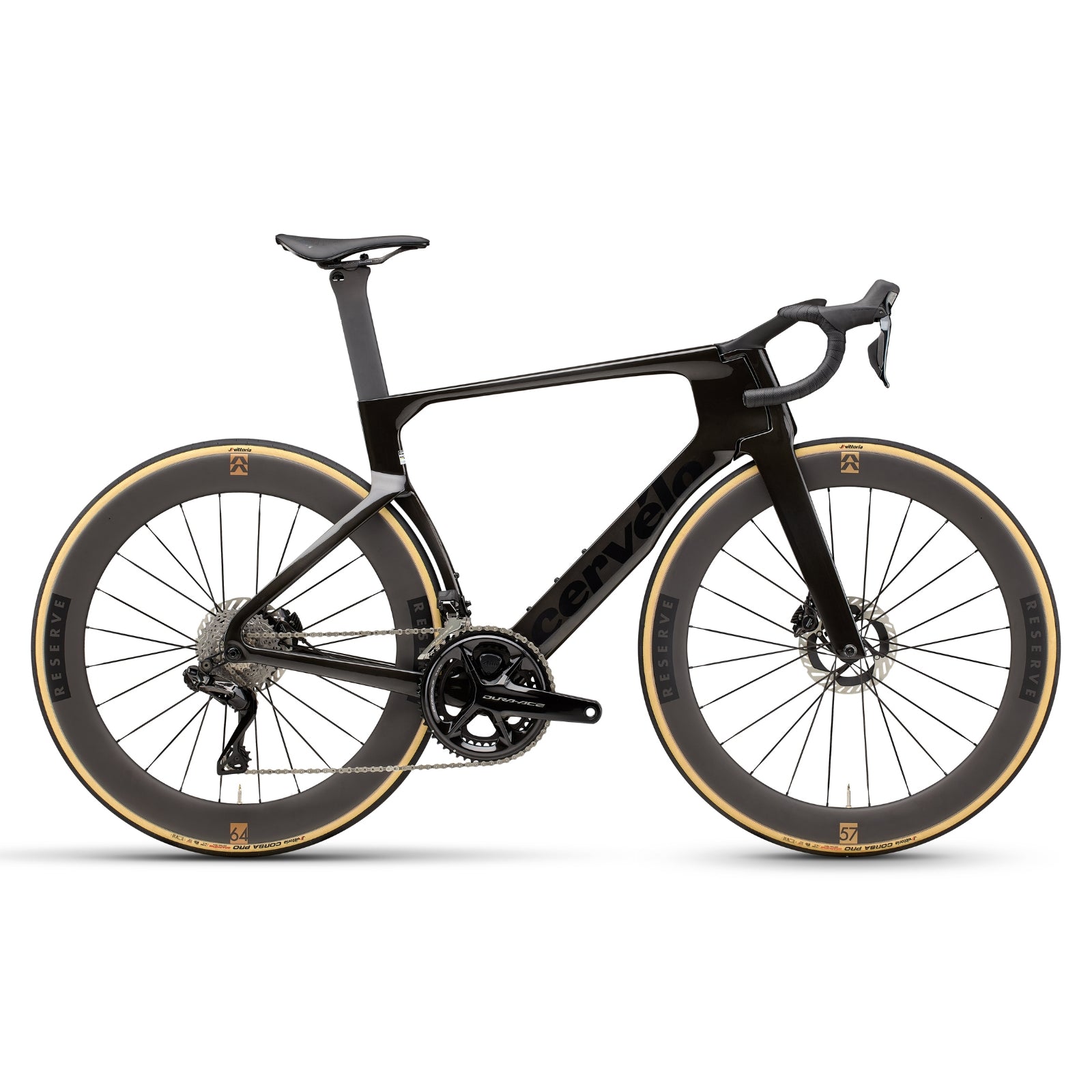 Cervélo S5 Dura-Ace Di2 (Kleur: Five Black / zwart) racefiets - Complete bouw