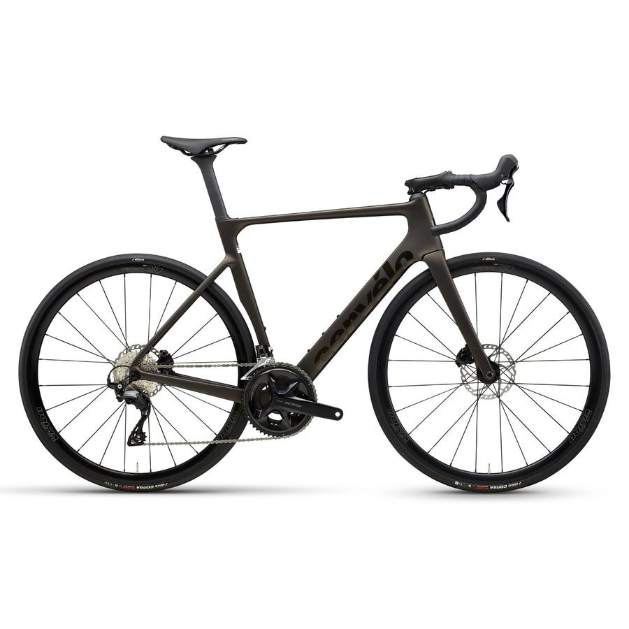 Cervélo Soloist 105 (Farbe Dark Slate / Schwarz) Rennrad – Komplettaufbau