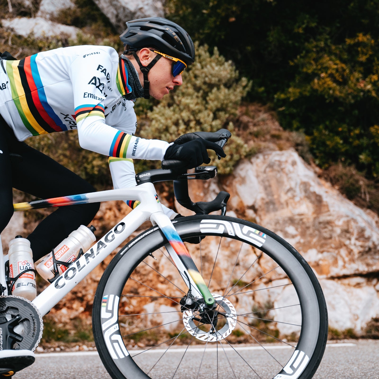 Colnago V5Rs (Kleur VRWC wit/regenboog) - Complete bouw