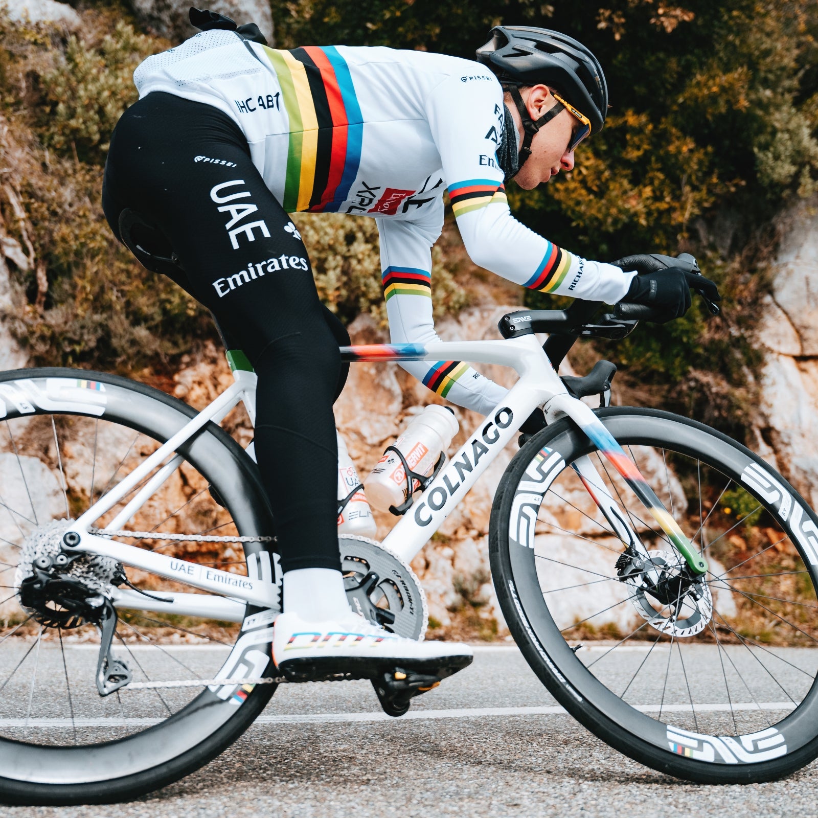 Colnago V5Rs (Kleur VRWC wit/regenboog) - Complete bouw