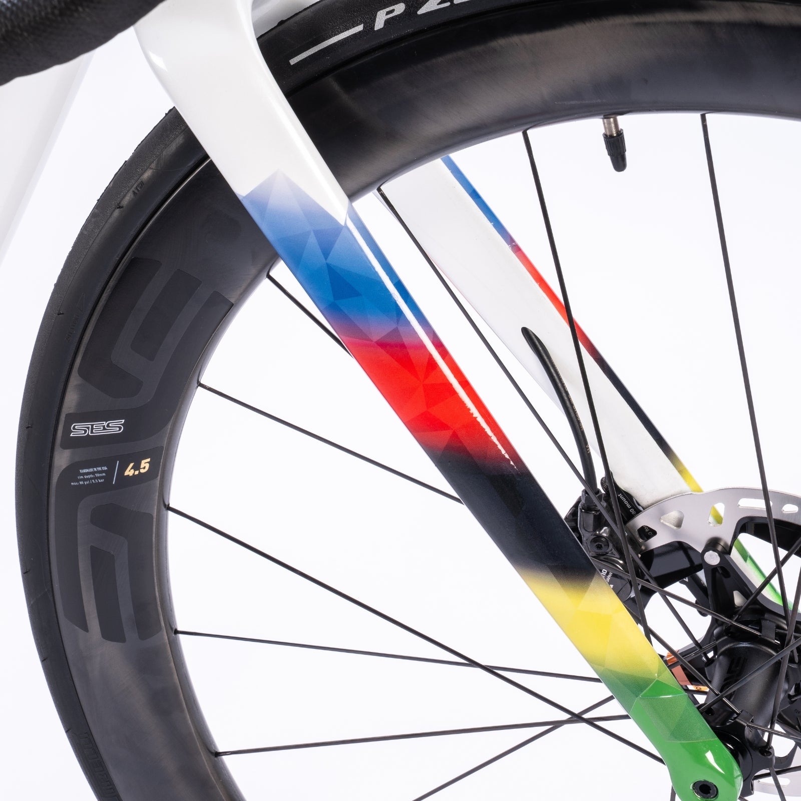 Colnago V5Rs (Kleur VRWC wit/regenboog) - Complete bouw